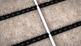 ProWarm Water Underfloor Heating Installation  Clip Rail Method [upl. by Ellevart]