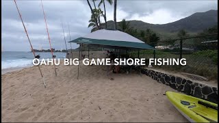 Big Game Shore Fishing Oahu [upl. by Attaymik916]