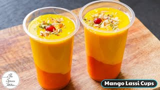 Mango Lassi Cups Recipe  Layered Mango Lassi Recipe  Summer Drink  The Terrace Kitchen [upl. by Enilarak498]