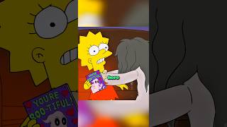 Lisa Call a Real Ghost😱 simpsons shorts [upl. by Intosh78]