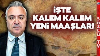 Asgari Ücret Emekli Memur Özgür Erdursun Yeni Zamlı Maaşları Kalem Kalem Hesapladı [upl. by Phineas]