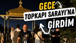 TOPKAPI SARAYINA İLK KEZ GECE GİRDİM  ADIM ADIM TOPKAPI SARAYI  Talha Uğurluel [upl. by Yerak]