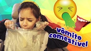 Vômito Comestivel  Como Fazer  DIY com Sarinha [upl. by Nethsa]