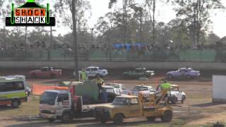 Production Sedans  Heat 1  Maryborough Speedway  221114 [upl. by Einalem835]