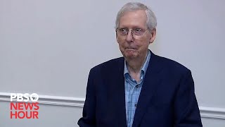 WATCH Senate GOP leader Mitch McConnell appears to freeze for second time [upl. by Dranyar]