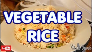 How To Cook Your Vegetable Rice In The Rice CookerAt Home  Recipes By Chef Ricardo [upl. by Nichols471]