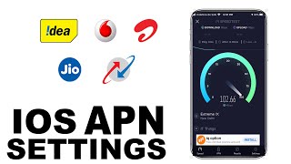 Jio Apn Settings for IOS increase jio Internet Speed  How to change APN settings in IOS [upl. by Prudy]