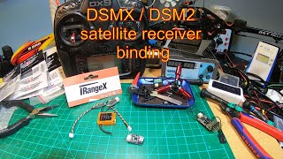 DSMX  DSM2 satellite receiver binding wo standard receiver iRangeX bind module [upl. by Downs]