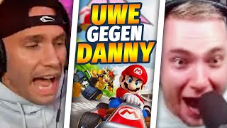 LUSTIGE SALZIGE STIMMUNG  Uwe vs Danny  Mario Kart 8 Deluxe  Flying Uwe Gaming [upl. by Sheela]