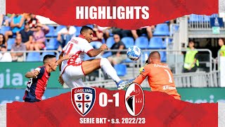 LNPB SerieBKT 6a gior  Highlights CagliariBari 01 [upl. by Deeraf29]