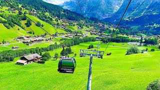 Männlichen GRINDELWALD🇨🇭 World’s Most Beautiful Cable Car Ride  Mountain In Switzerland [upl. by Mayman]