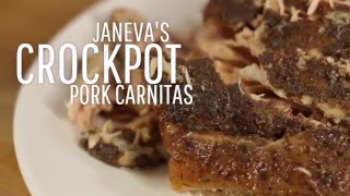 Janevas Crockpot Pork Carnitas [upl. by Wynnie]