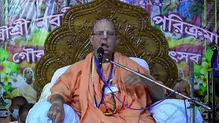 His Holiness Jayapataka Swami Gave A Gaura Purnima Class in Bengali In Mayapur [upl. by Reivax]