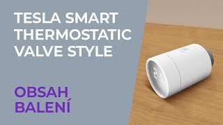 Tesla Smart Thermostatic Valve Style  Obsah balení [upl. by Mountfort]