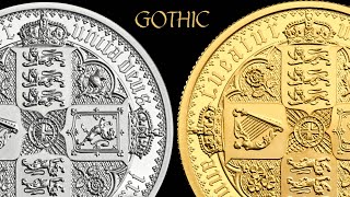 The iconic Royal Mint 2021 Gold and Silver GOTHIC crowns sell out  why is this just so hot [upl. by Lyman]