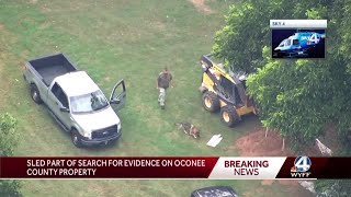 SLED part of search for evidence on Oconee County property [upl. by Oliric]