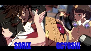 Guilty Gear Strive Sorix Slayer VS GCYoshi Bedman High Level Gameplay [upl. by Neveda480]