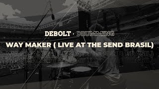 Way Maker Live at The Send Brasil Official Audio Drum Cam ⚡️ [upl. by Humble353]