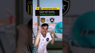 Classificados semifinal Libertadores 2024 shorts botafogo atleticomineiro [upl. by Ahseem]