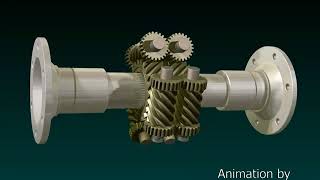 torsen differential full animation [upl. by Lahtnero618]