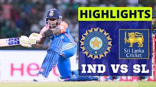 IND vs SL Match HIGHLIGHTS  India vs Sri Lanka 1st T20 HIGHLIGHTS  T20 Series [upl. by Eustace]