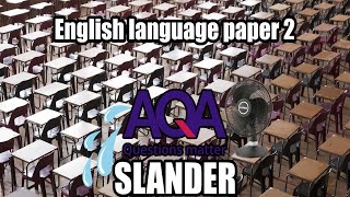 GCSEs 2024 English Language Paper 1 SLANDER [upl. by Noevad291]