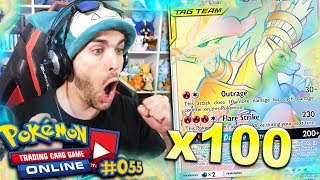 APRO 100 BUSTINE E TROVO TUTTE LE CARTE PIÙ RARE  Pokémon GCC Online Mega Pack Opening 55 [upl. by Cykana]