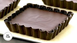 How to Make Individual Chocolate Ganache Tarts [upl. by Krug939]