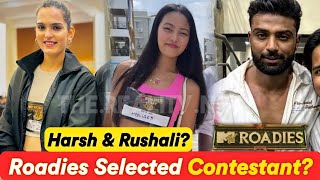 MTV ROADIES 20 All Selected Contestants  Harsh amp Rushali Together In Roadies Journey [upl. by Acenom]