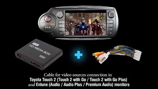 How to Connect Video in Toyota Touch 2 Entune with a Cable [upl. by Razec]