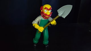 Groundskeeper Willie  The Simpsons Jakks Pacific  Action Figure Review [upl. by Aurthur]