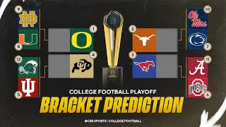 College Football Playoff PREDICTIONS Oregon over Ole Miss in the National Championship [upl. by Laszlo]