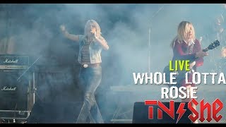 TNShe ACDC Female Tribute Brazil Whole Lotta Rosie [upl. by Nylkaj]