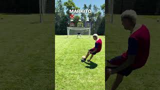 RETO DE ARCO⚽ con MARKITOS NAVAJA CEDROLA y TEICO [upl. by Nedak]