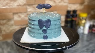 best Dad ever cake tutorial 🤍🖤 fathersbirthday celebratewithcakes1 chocolatecake [upl. by Alitha534]