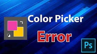 Photoshop cc color picker Error  Tools Panel Color Picker  Shortcuts தமிழ் [upl. by Arahsit]