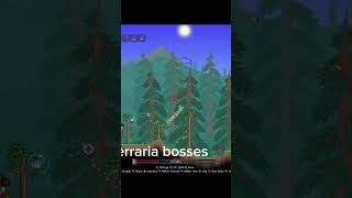 Terraria Bosses 👍boss terraria ytshorts smallyoutuber [upl. by Glaab289]