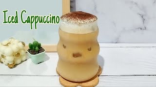 How To Make Iced Cappuccino At Home  Iced Cappuccino Recipe [upl. by Dang]