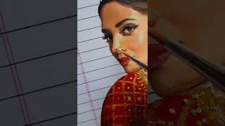 artino artistica deepikapadukone painting colouredportraitdeepu❣️❣️ [upl. by Airrej]