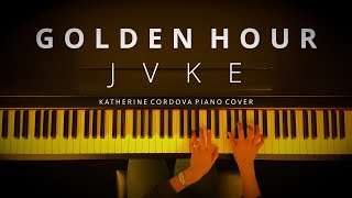 GOLDEN HOUR piano cover but it sounds like 3 HANDS playing  JVKE [upl. by Hertzog743]