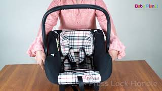 Tinnies Carry Cot  Car Seat  Baby Planet [upl. by Eiddet261]