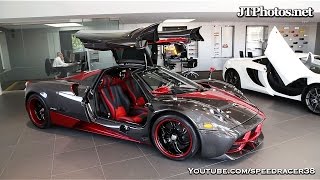 First Pagani Huayra delivered in Greenwich [upl. by Radford]