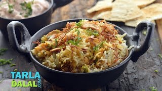 वेजिटेबल बिरयानी Vegetable Biryani by Tarla Dalal [upl. by Adiaros660]