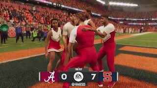 College Football 25 Bama vs Syracuse [upl. by Harpp]