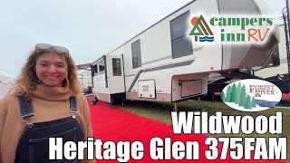 Forest River RVWildwood Heritage Glen375FAM  by Campers Inn RV – The RVer’s Trusted Resource [upl. by Bent]