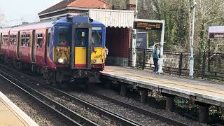 Class 455  South Western Railway  Leatherhead Station  21st March 2024 [upl. by Oflunra801]