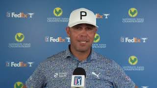 Gary Woodland Thursday Flash Interview 2024 Sanderson Farms Championship [upl. by Syst]