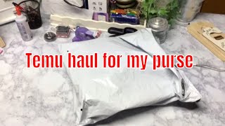 Temu haul for my purse [upl. by Treble]