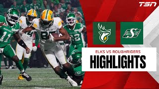 CFL WEEK 15 Elks vs Roughriders [upl. by Bruning]