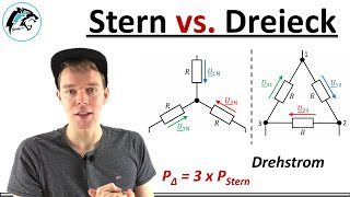 Sternschaltung vs Dreieckschaltung – inkl Leistungsvergleich  Elektrotechnik [upl. by Rhiamon]